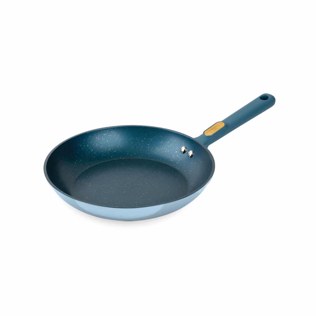 Thyme & Table Non-Stick 10 Inch Fry Pan with Stainless Steel Base, Blue 