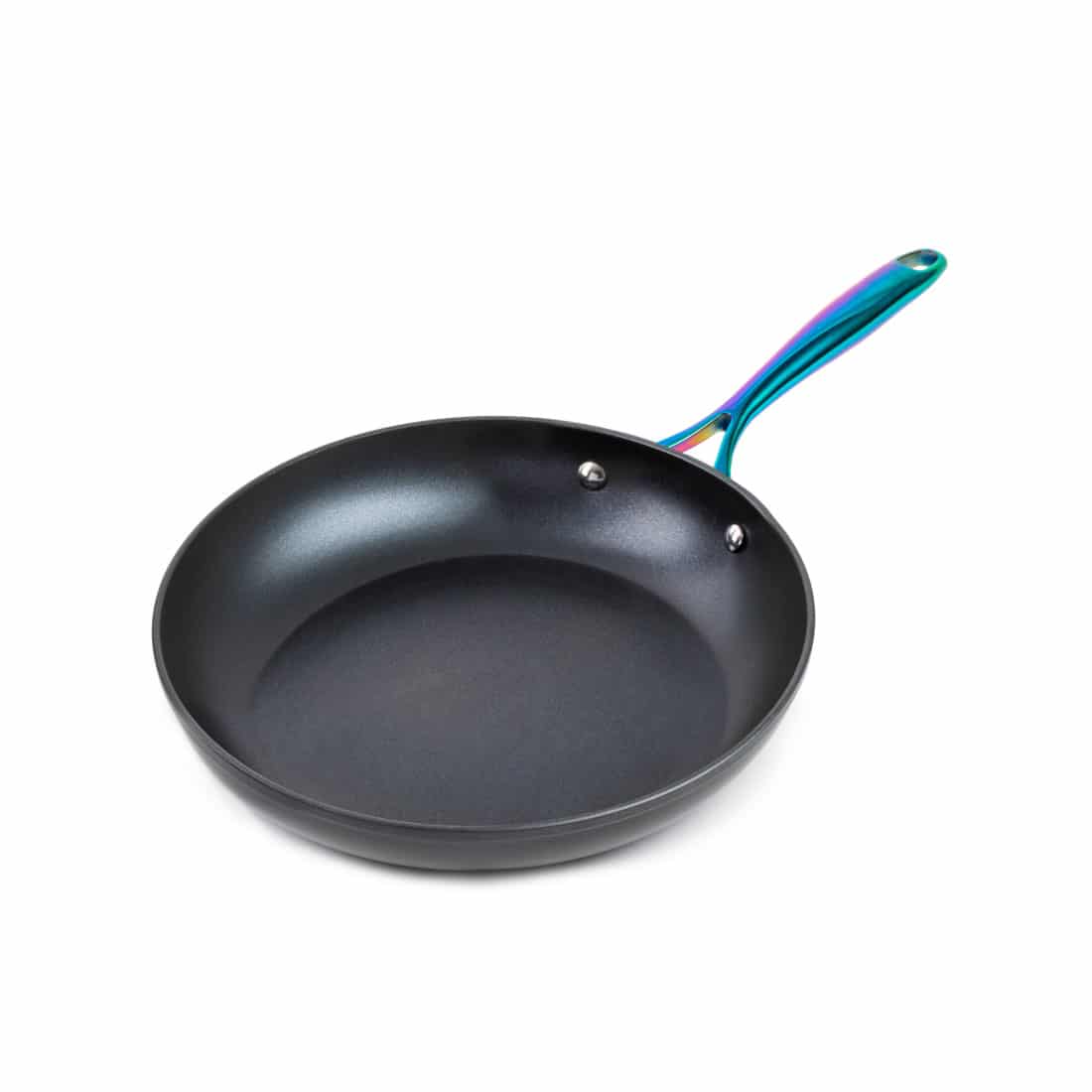 Thyme & Table Non-Stick 5 Quart Rainbow Saute Pan with Glass Lid