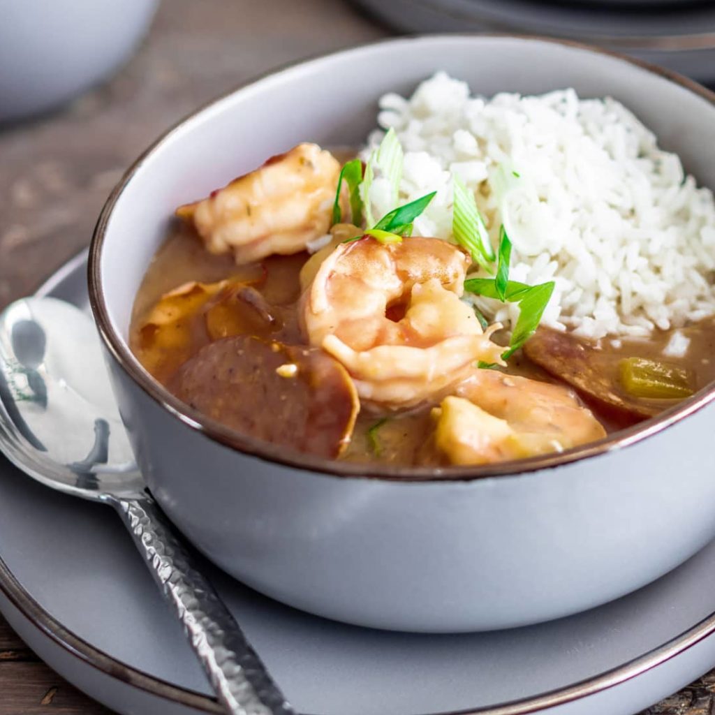 Shrimp & Sausage Gumbo | Thyme & Table