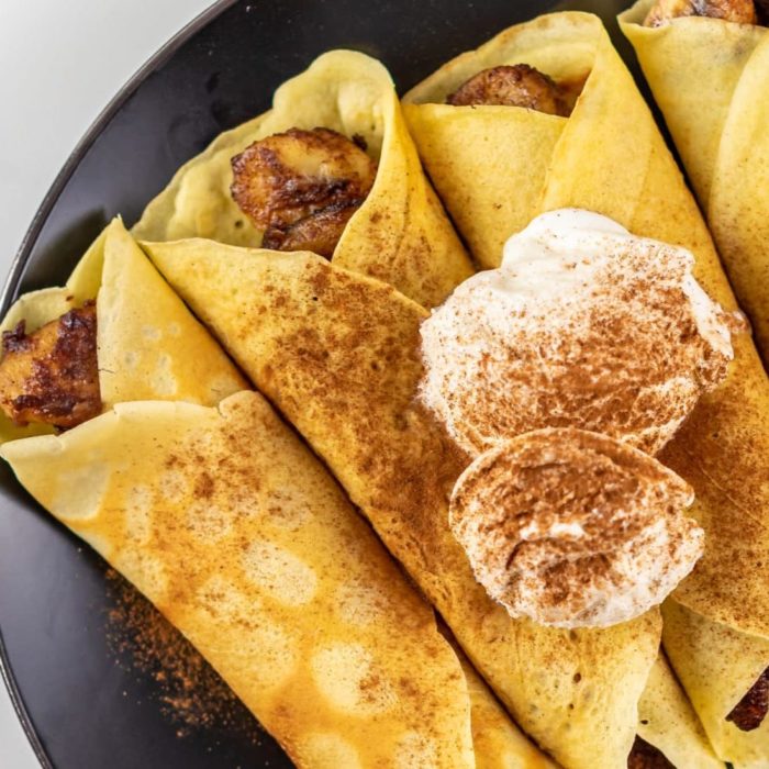 Banana Foster Crepes | Thyme & Table