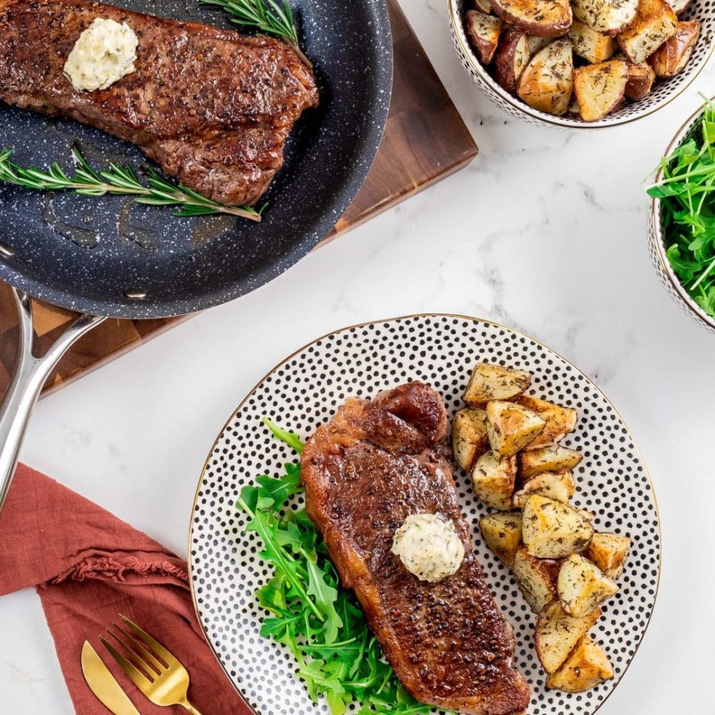 Rosemary Butter Steak Thyme & Table